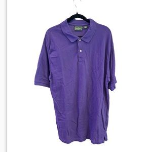 Outer Banks Purple Polo Short Sleeve Shirt